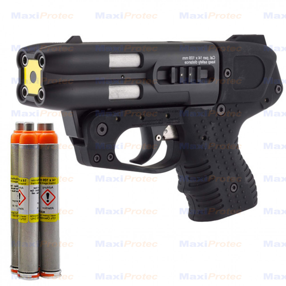 Pistolet JPX 4 Law Enforcement modèle Police + 4 Cartouches actives -  SD-Equipements