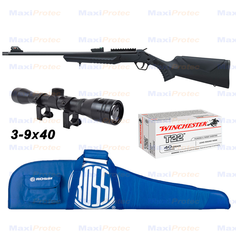 Pack carabine BO Manufacture cal. 22 LR lunette 3-9x40 + Silencieux +  fourreau
