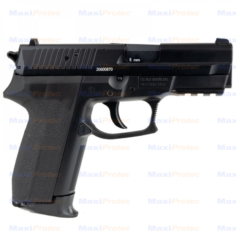 Pack pistolet à Billes COLT M1911 A1 Cybergun noir SPRING 0,6j cal. 6mm