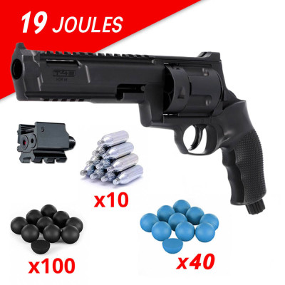 Revolver de défense TR68 T4E Umarex + laser cal.68 - 19 joules